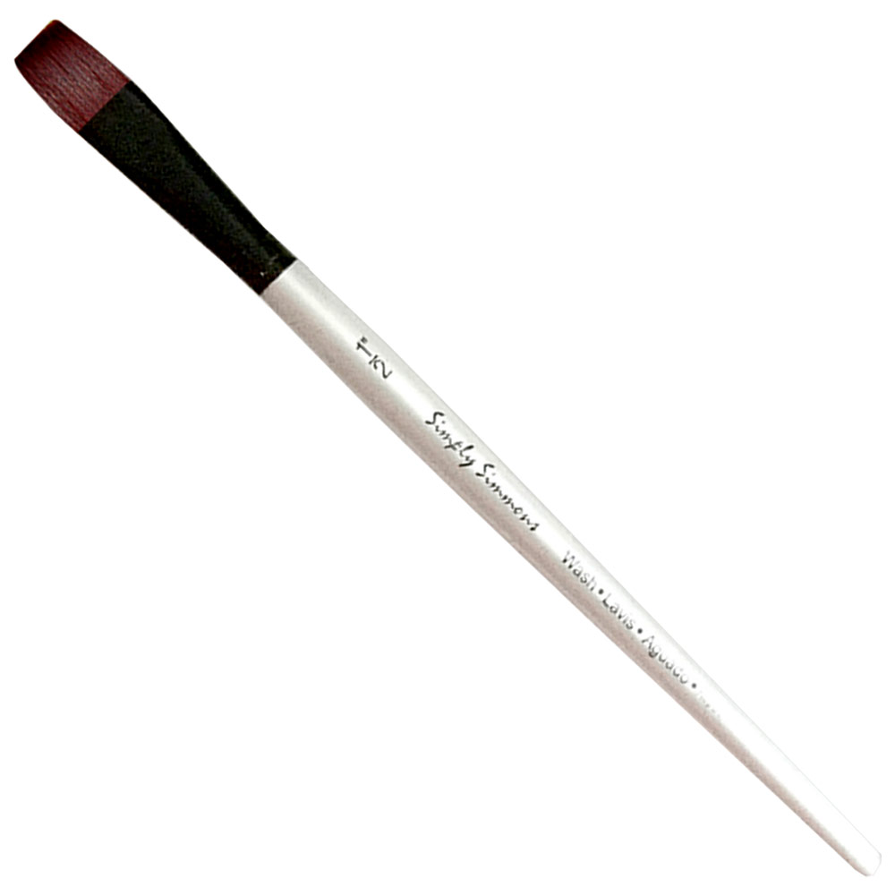 Robert Simmons Simply Short Handle Brush Wash 1/2"