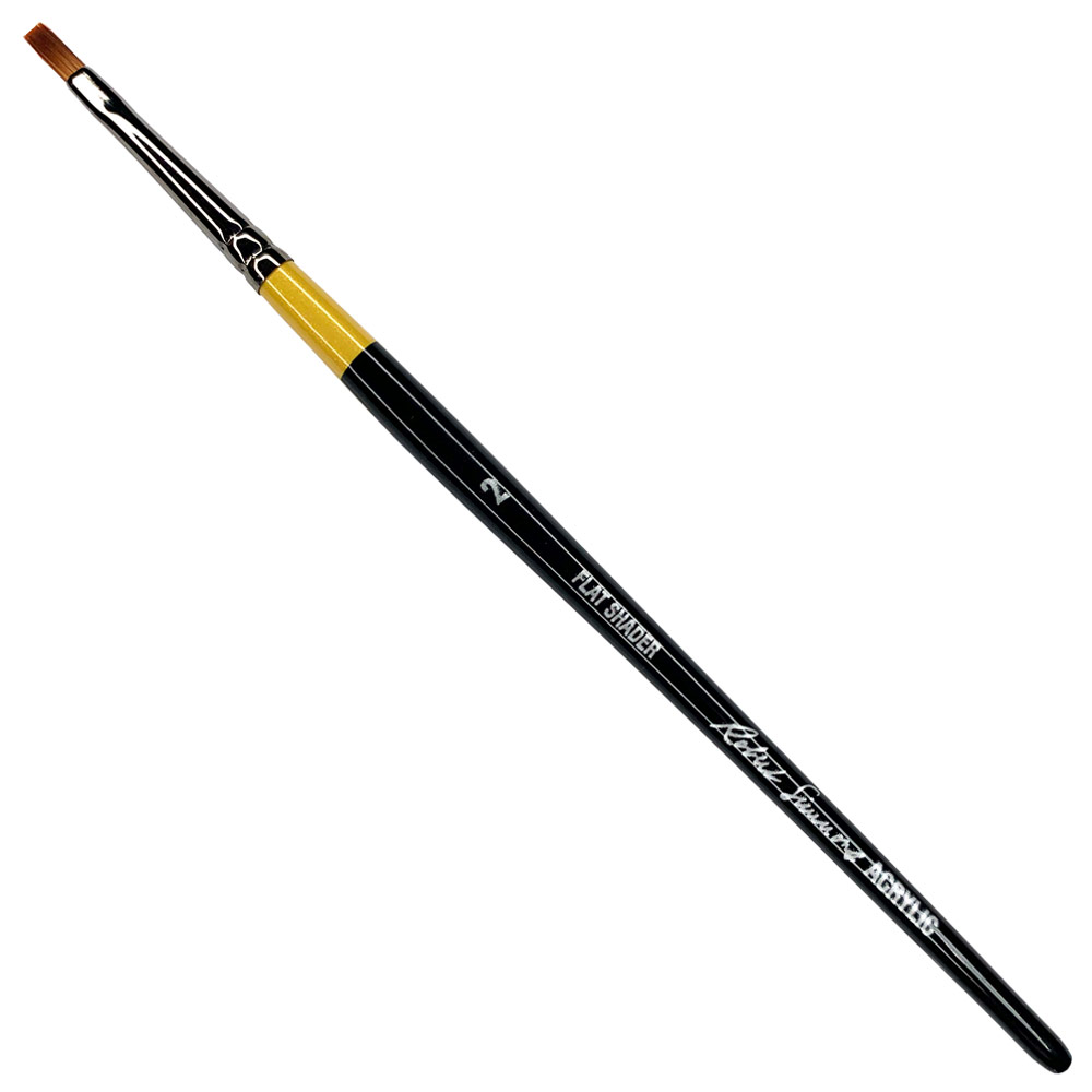 Robert Simmons Acrylic Short Handle Brush Flat Shader #2