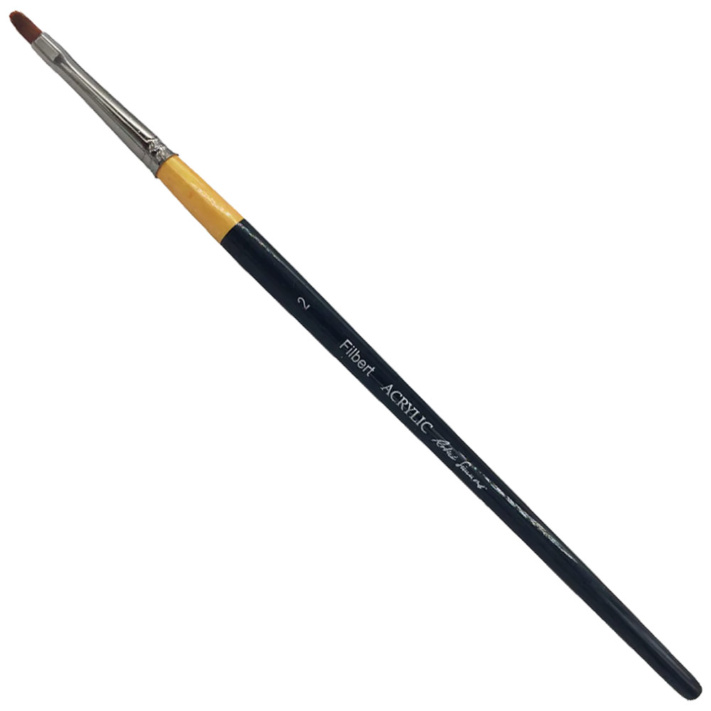 Robert Simmons Acrylic Short Handle Brush Filbert #2