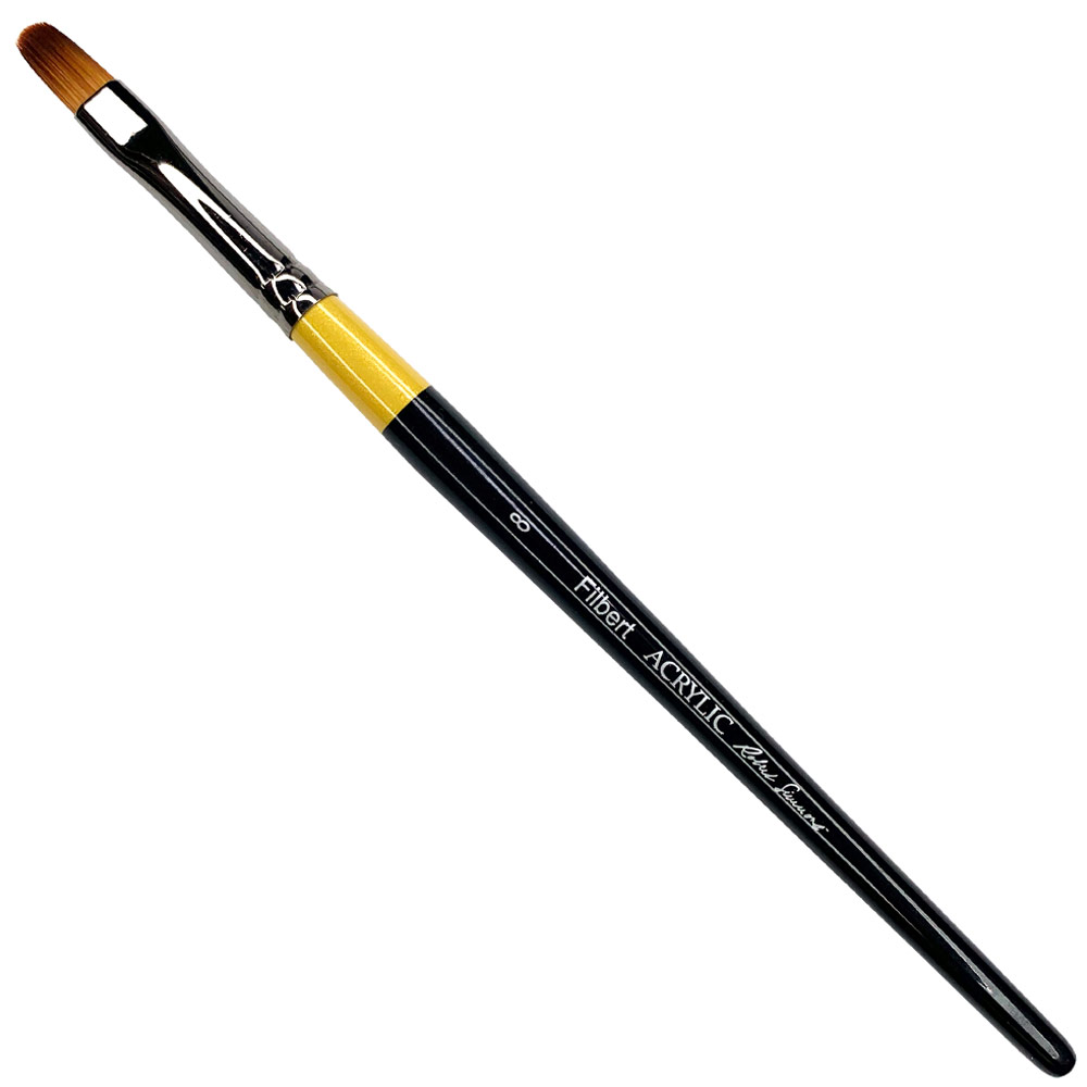 Robert Simmons Acrylic Short Handle Brush Filbert #8