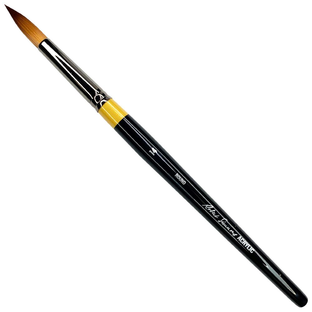 Robert Simmons Acrylic Short Handle Brush Round #14