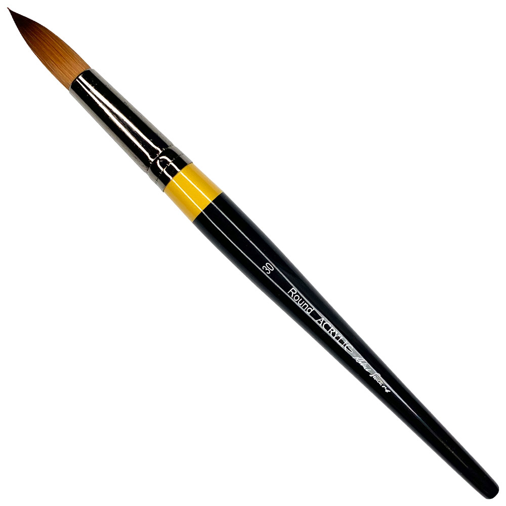Robert Simmons Acrylic Short Handle Brush Round #30
