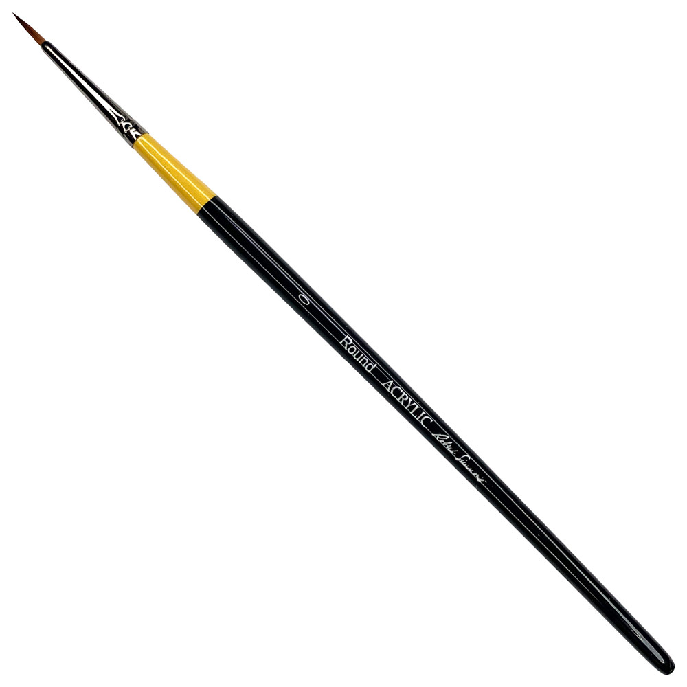 Robert Simmons Acrylic Short Handle Brush Round #0