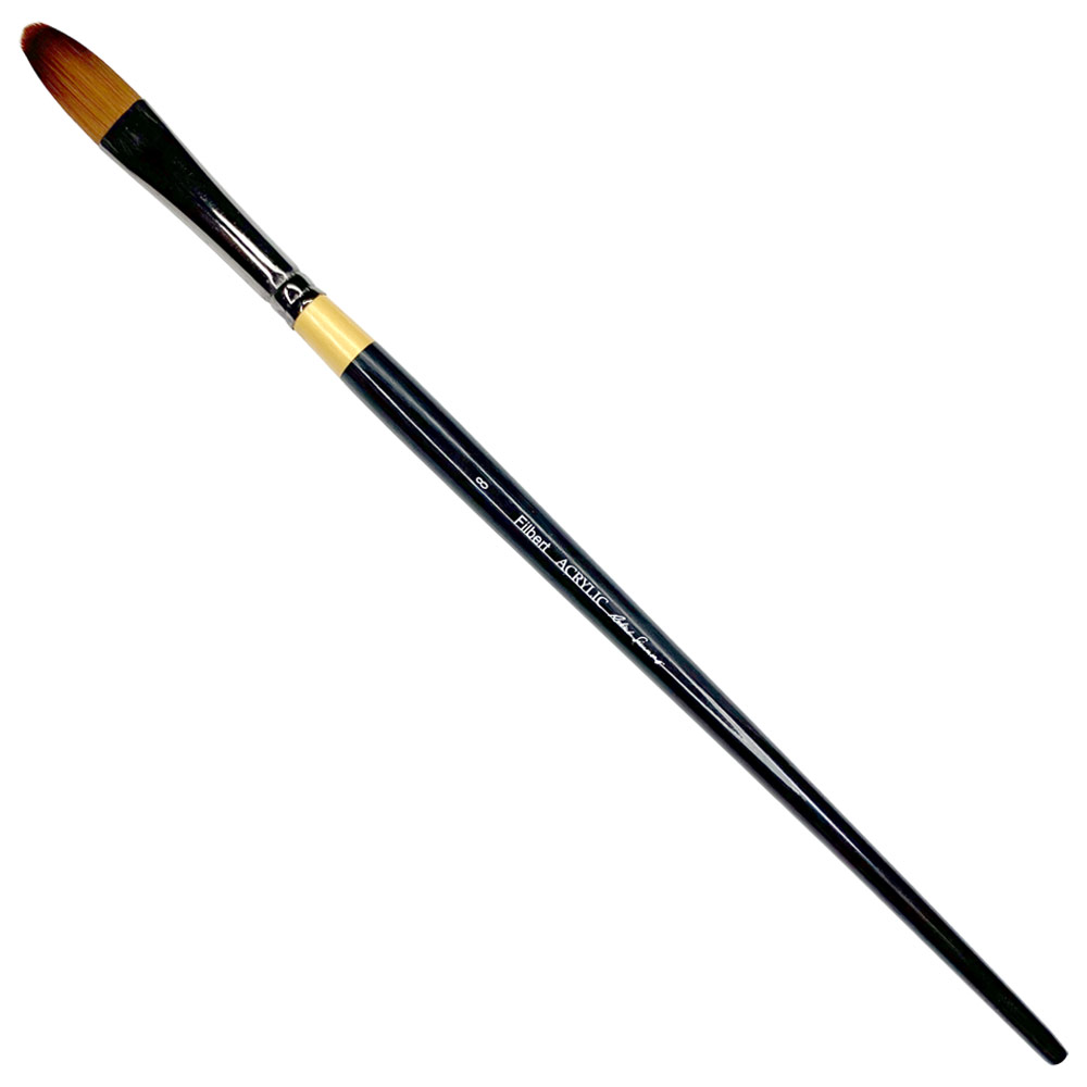 Robert Simmons Acrylic Long Handle Brush Filbert #8