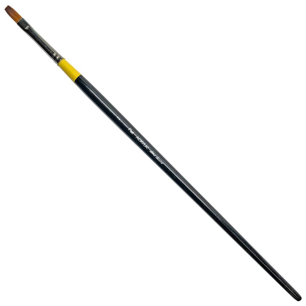 Robert Simmons Acrylic Long Handle Brush Flat #2