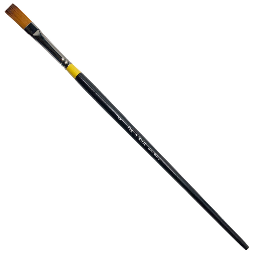 Robert Simmons Acrylic Long Handle Brush Flat #6