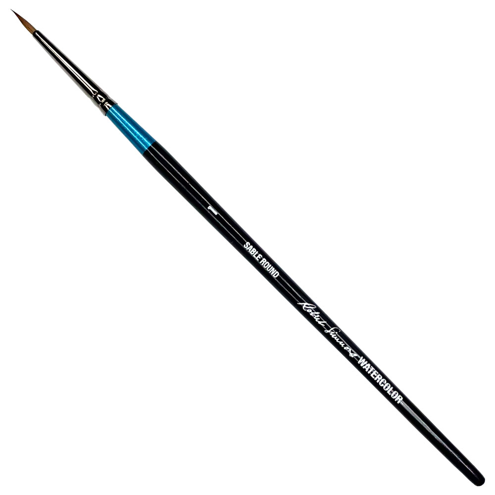 Robert Simmons Sable Watercolor Short Handle Brush Round #1