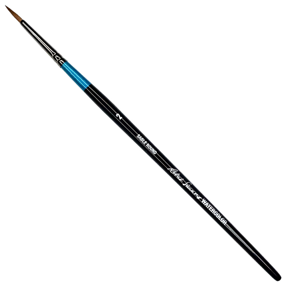 Robert Simmons Sable Watercolor Short Handle Brush Round #2