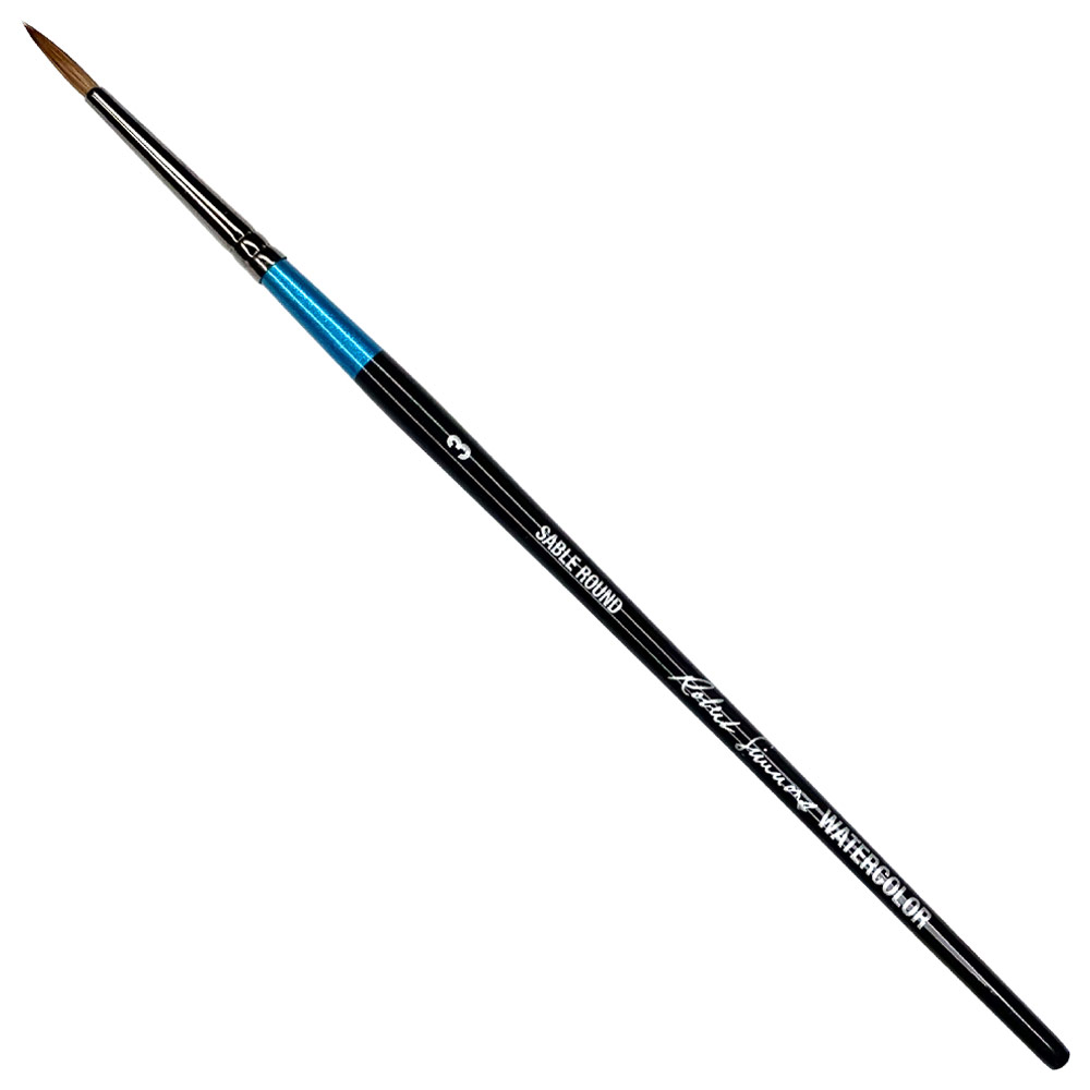Robert Simmons Sable Watercolor Short Handle Brush Round #3