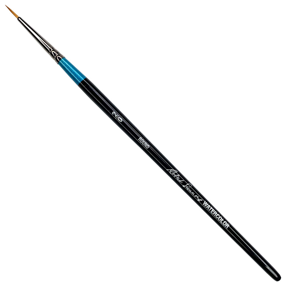 Robert Simmons Synthetic Watercolor Short Handle Brush Round #2/0