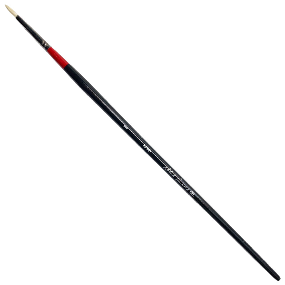 Robert Simmons Bristle Oil Long Handle Brush Round #1