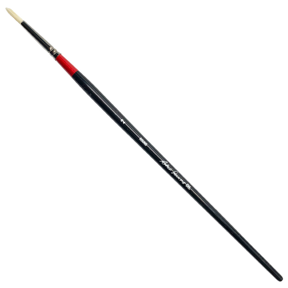 Robert Simmons Bristle Oil Long Handle Brush Round #2