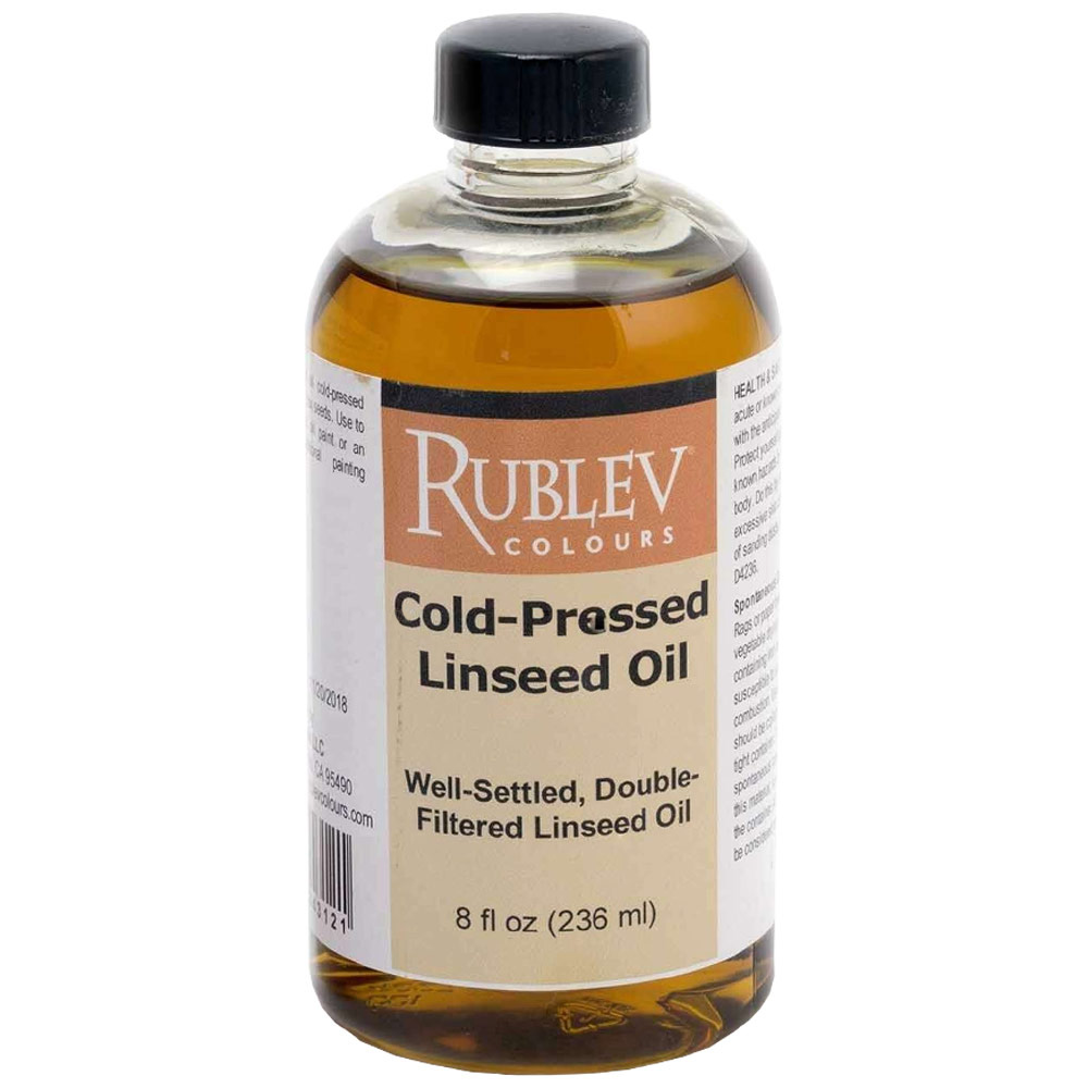 Rublev Colours Cold-Pressed Linseed Oil 8oz