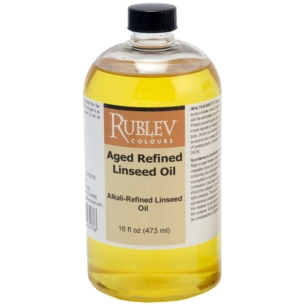 Rublev Colours Aged Refined Linseed Oil 16oz