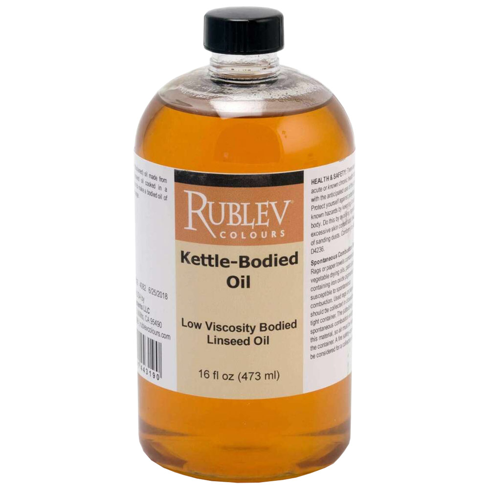 Rublev Colours Kettle-Bodied Oil 16oz Low Viscosity