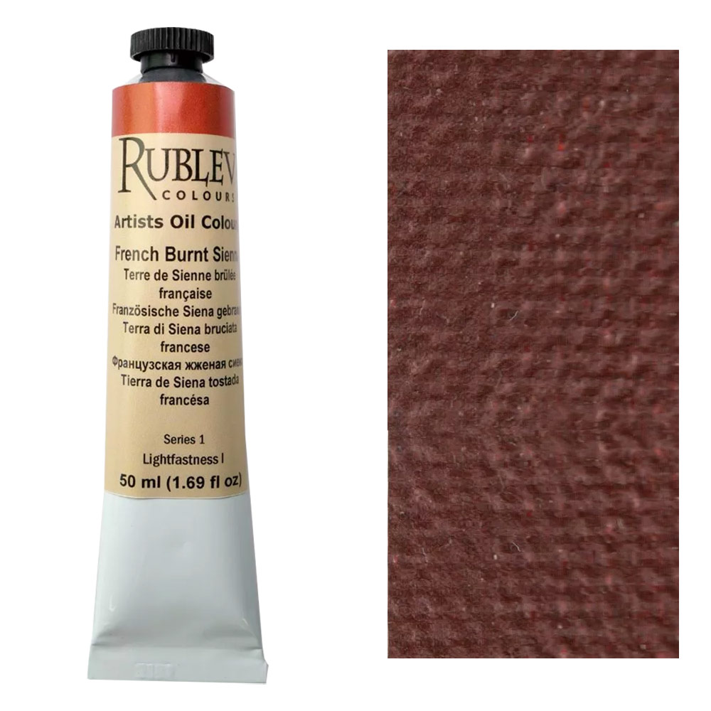 Rublev Colours Artist Oil Colours 50ml French Burnt Sienna