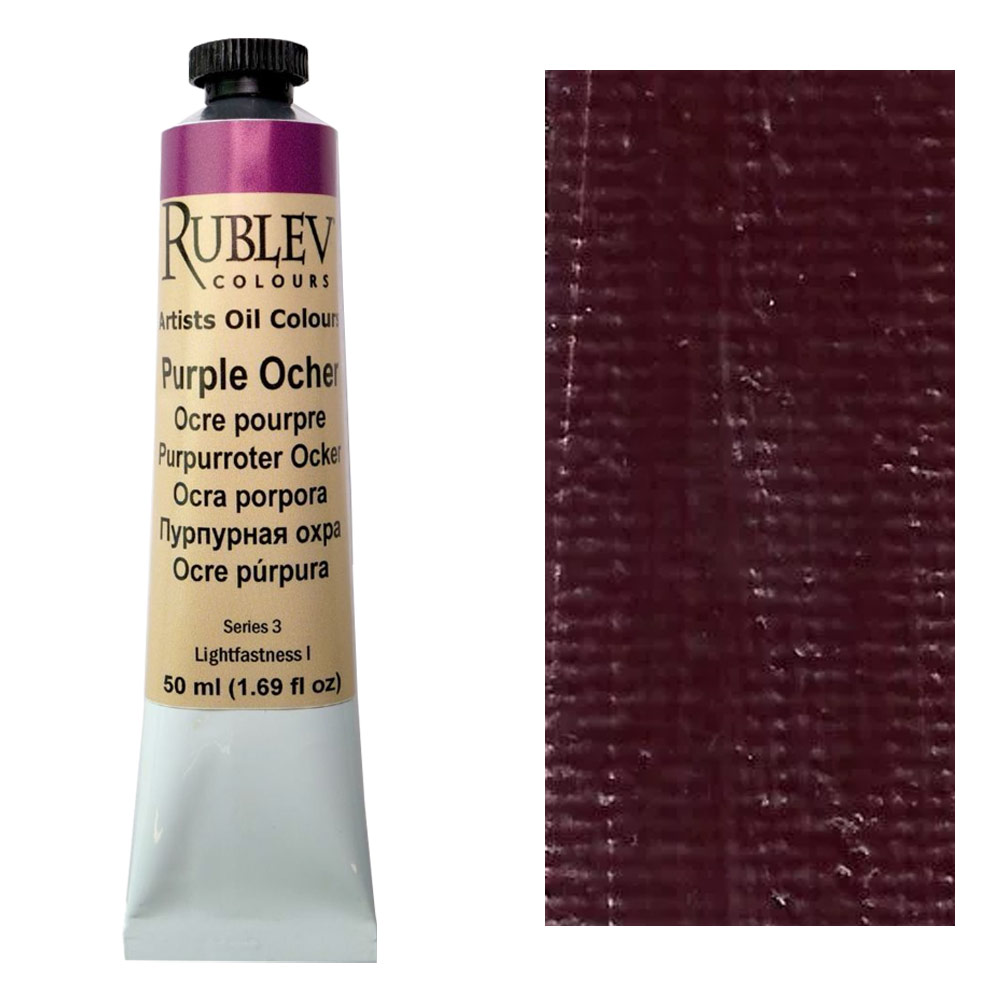 Rublev Colours Artist Oil Colours 50ml Purple Ocher