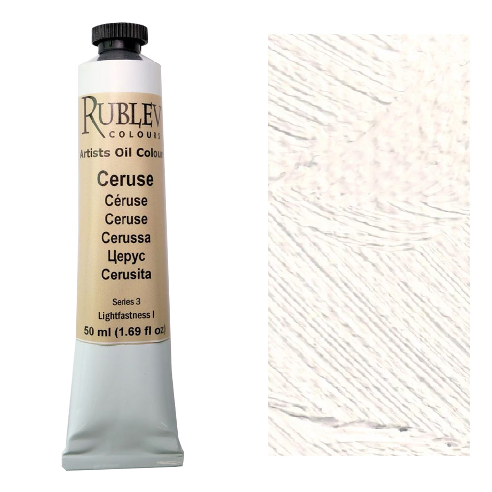 Rublev Colours Artist Oil Colours 50ml Ceruse