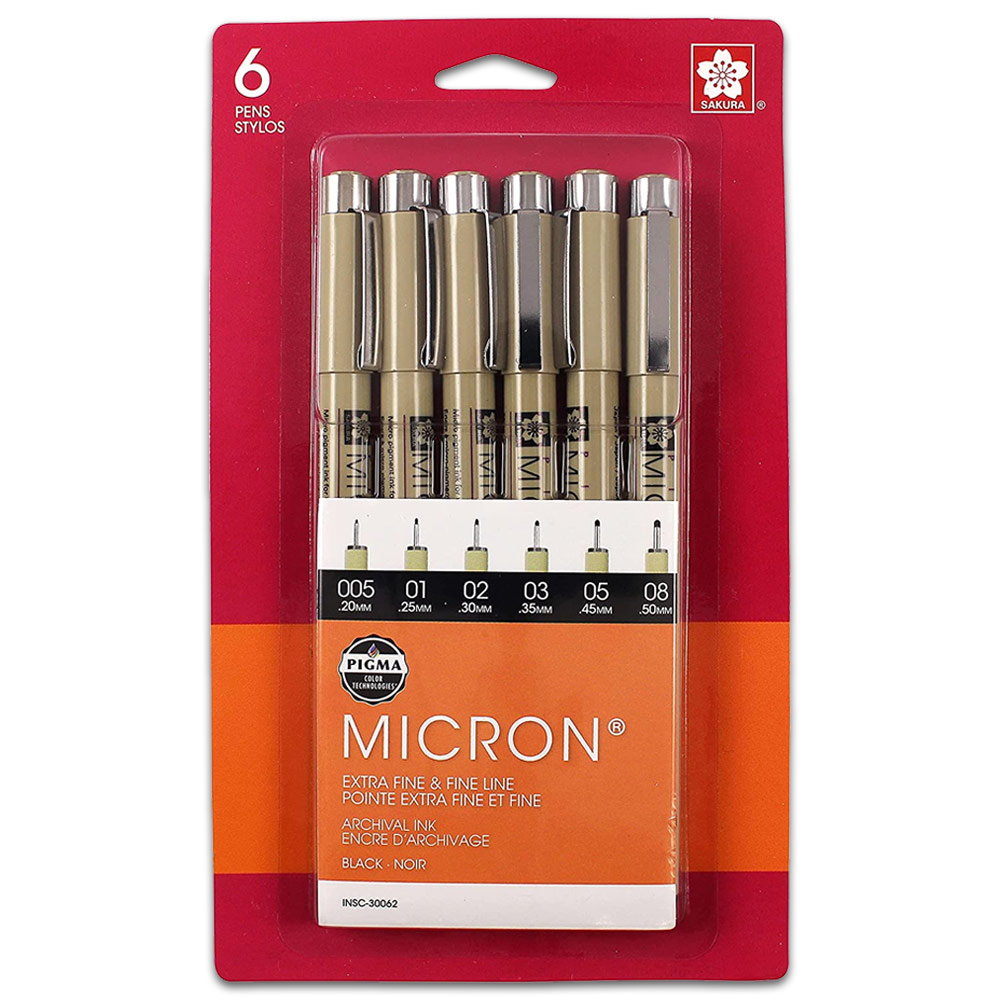 005 Pens Pigma Micron, Pigma Micron 05 Pens, Pigma Micron Pens 01