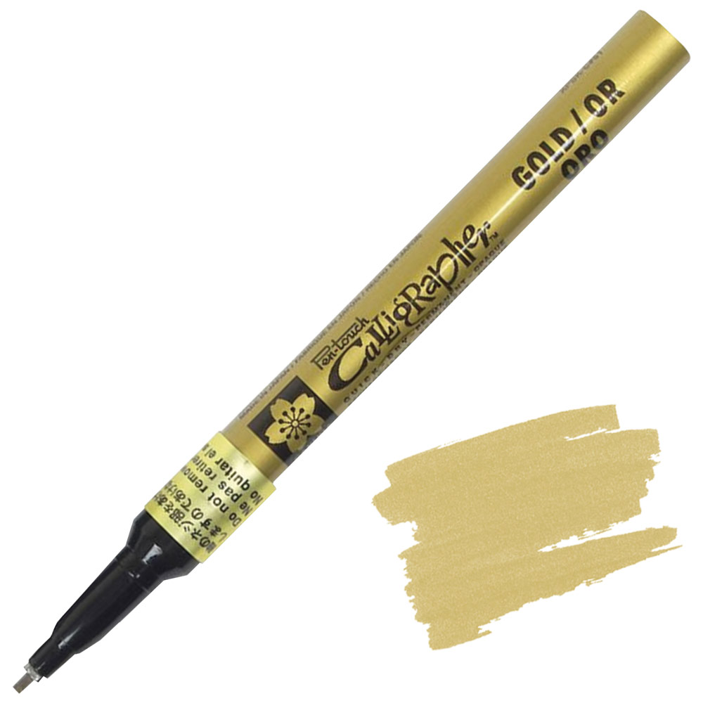 Sakura Pen-Touch Calligrapher Pen 1.8mm Gold