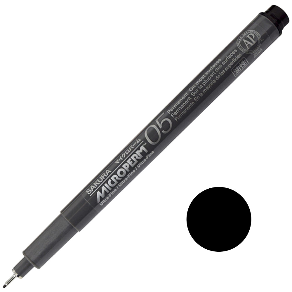 Sakura MicroPerm 05 Ultra Fine Pen 0.45mm Black