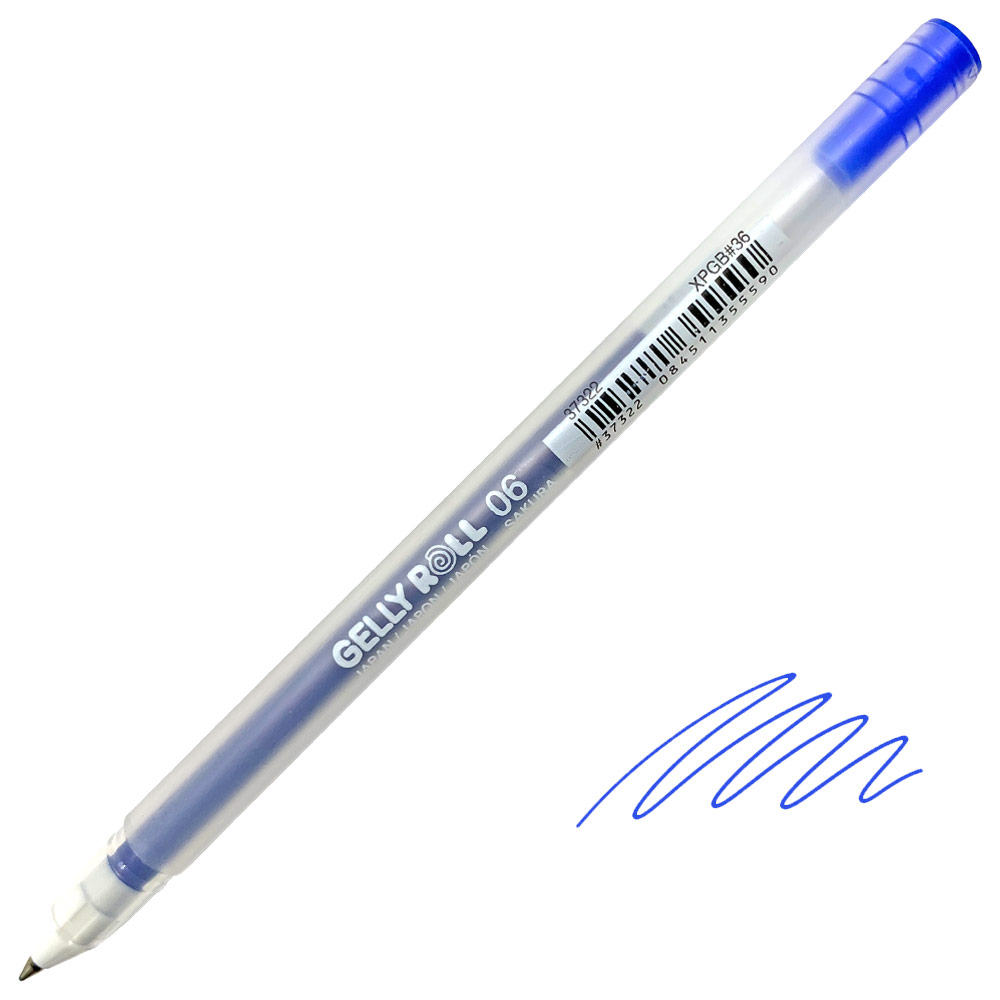 Sakura Gelly Roll 06 Fine Gel Pen 0.3mm Blue