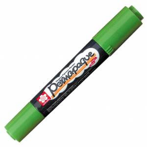 Permapaque Dual Point Marker - Yellow Green