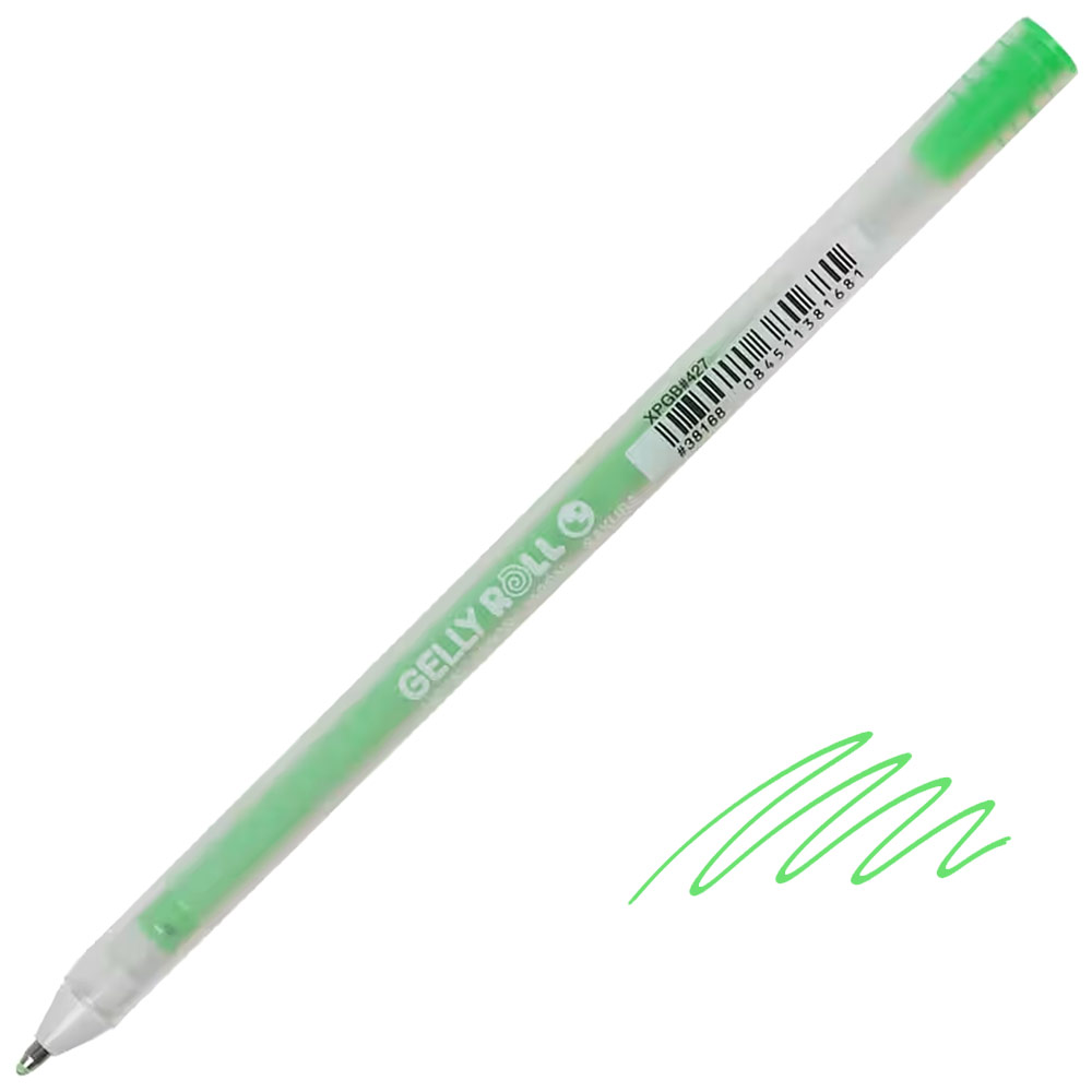 Sakura Gelly Roll Moonlight Gel Pen 0.5mm Fluorescent Green