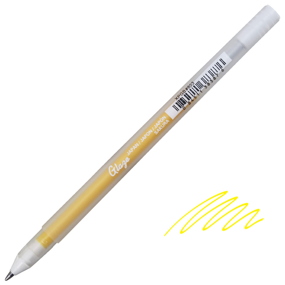 Sakura Glaze Glossy 3D Color Pen Yellow