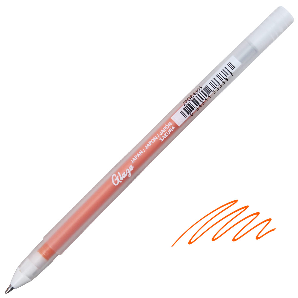Sakura Glaze Glossy 3D Color Pen Orange