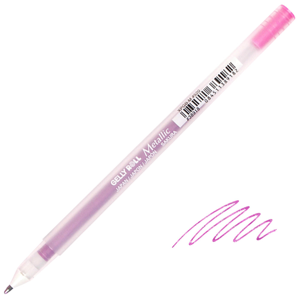 Sakura Gelly Roll Metallic Gel Pen 0.4mm Pink