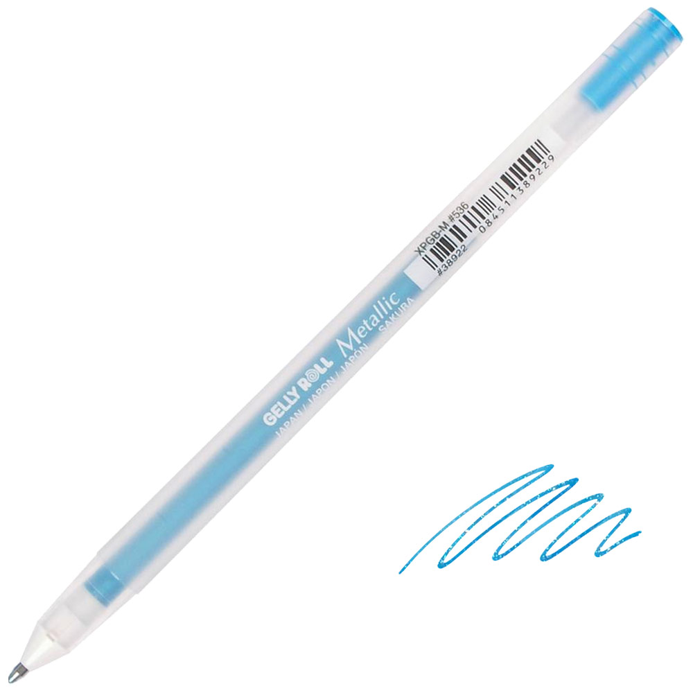 Sakura Gelly Roll Metallic Gel Pen 0.4mm Blue
