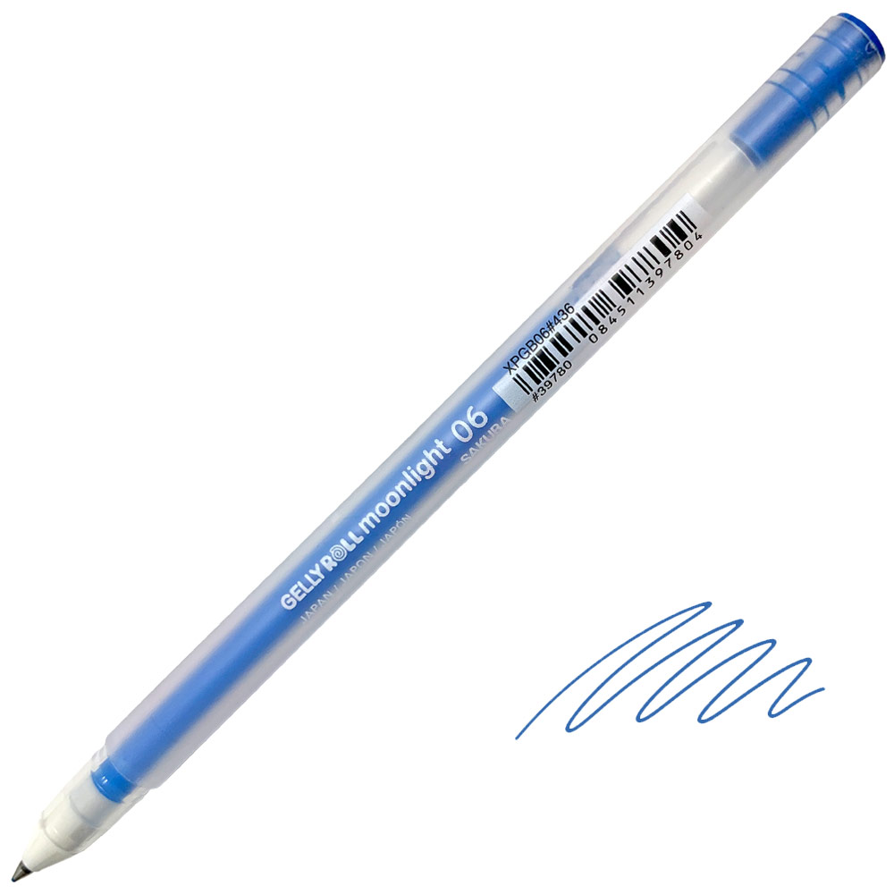 Sakura Gelly Roll 06 Moonlight Gel Pen 0.3mm Blue