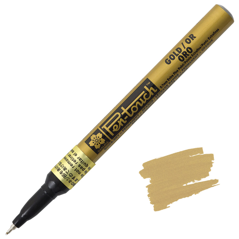 Sakura Pen-Touch Paint Marker 0.7mm Metallic Gold