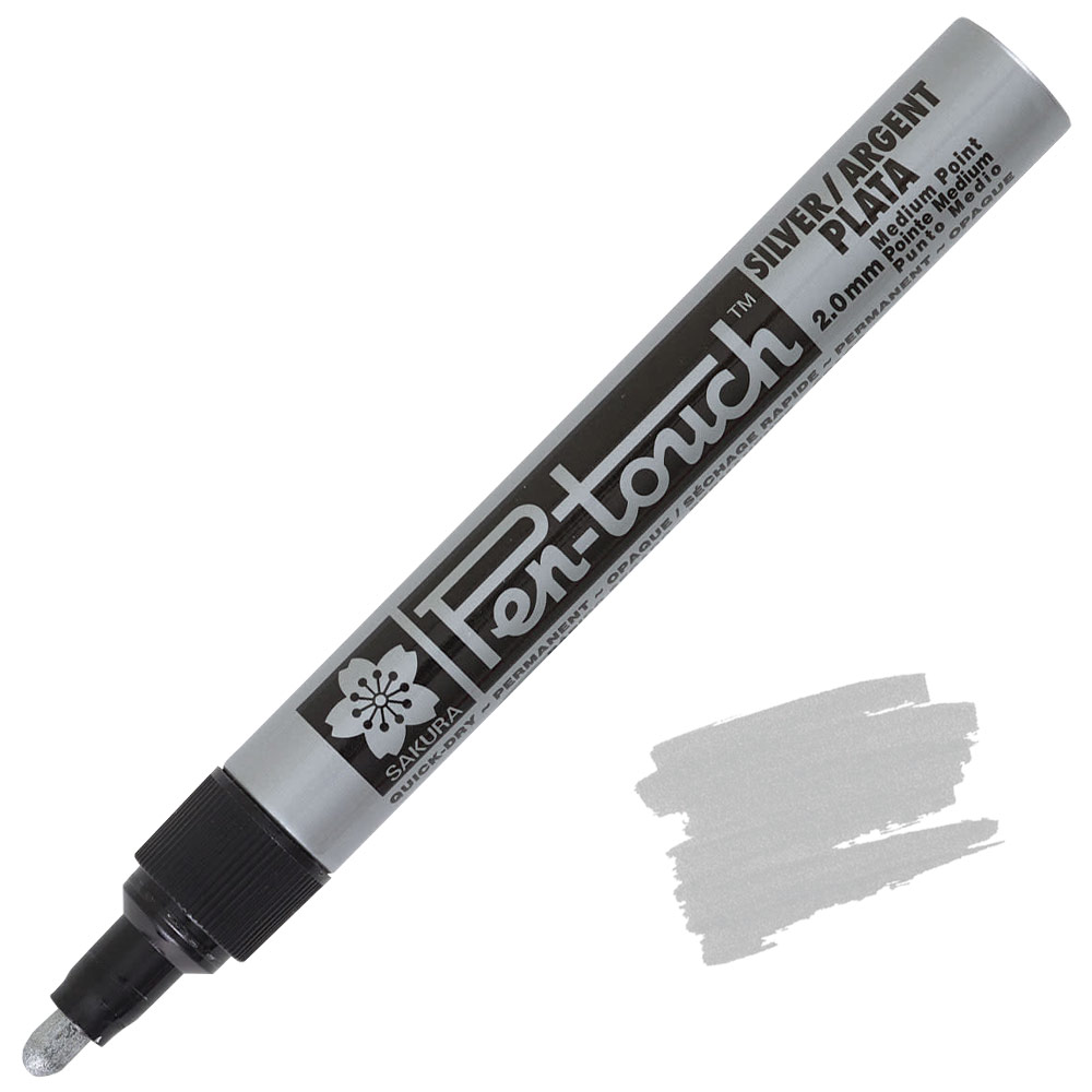 Sakura Pen-Touch Paint Marker 2.0mm Metallic Silver