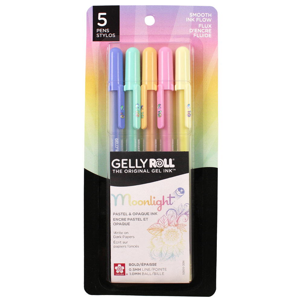 Sakura Gelly Roll 10 Moonlight Gel Pen 0.5mm 5 Set Pastel