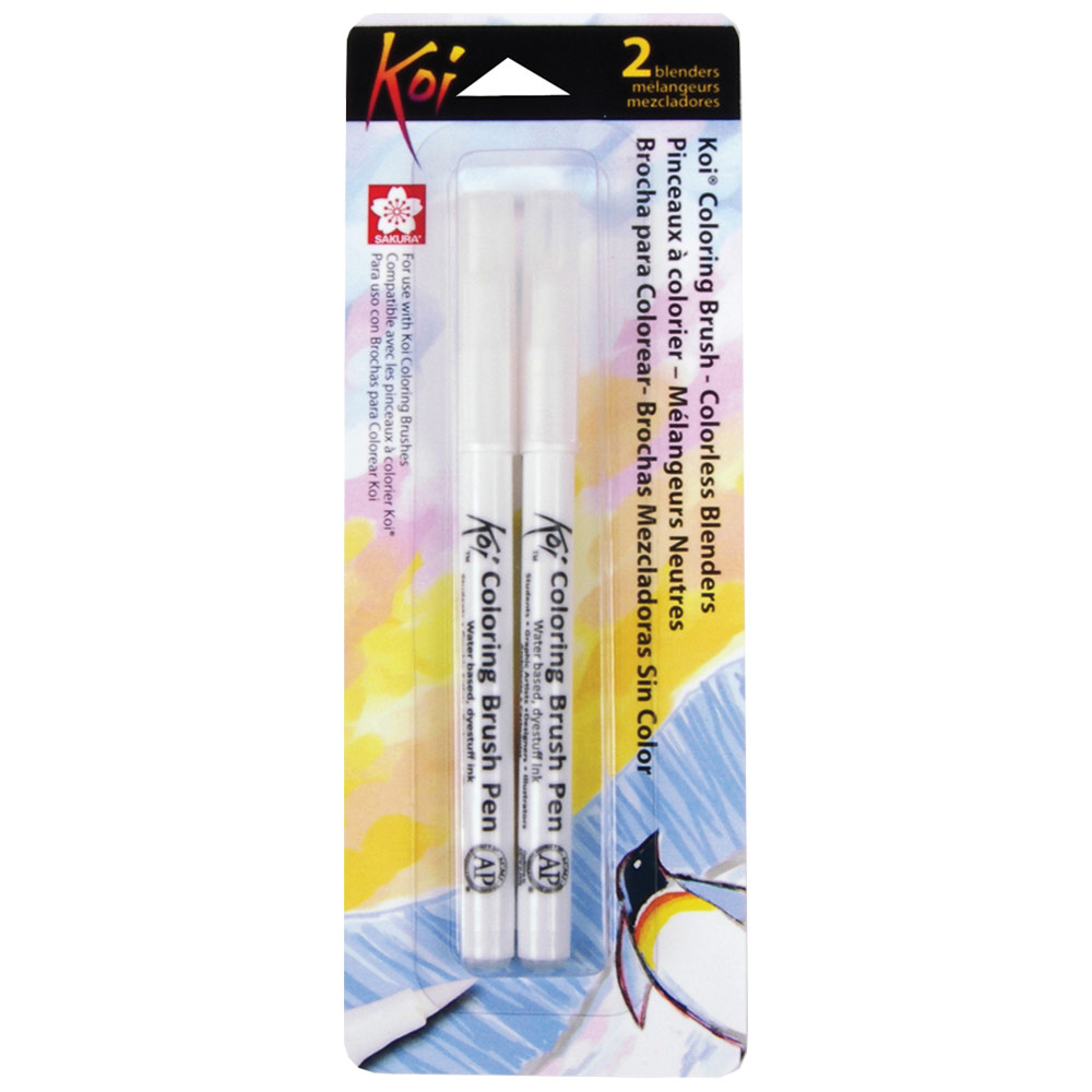 Koi Coloring Brush Colorless Blender 2 pack