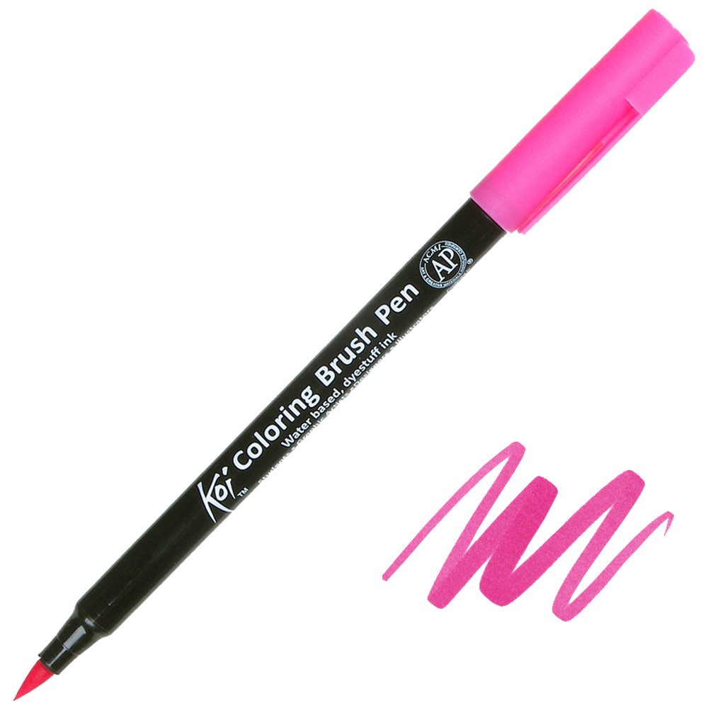 Sakura Koi Coloring Brush Pen Pink