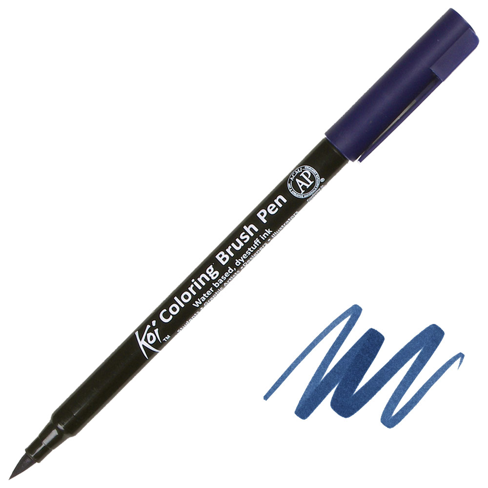 Sakura Koi Coloring Brush Pen Prussian Blue