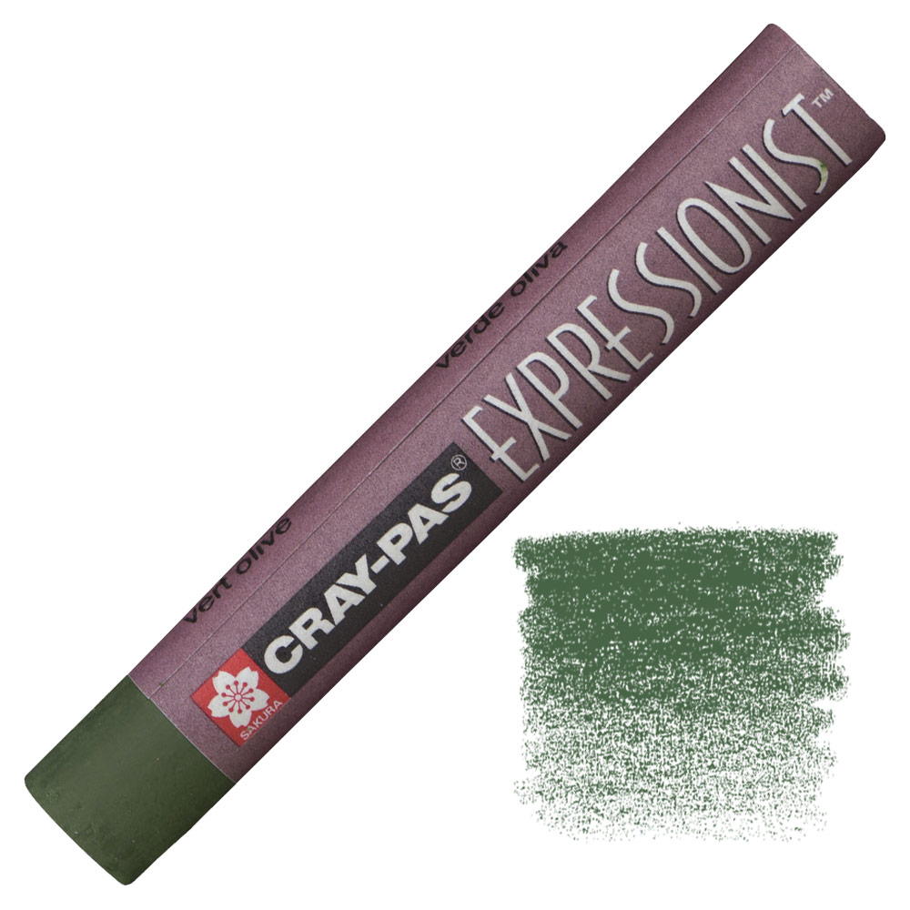 Sakura Cray-Pas Expressionist Extra Fine Oil Pastel Olive Green