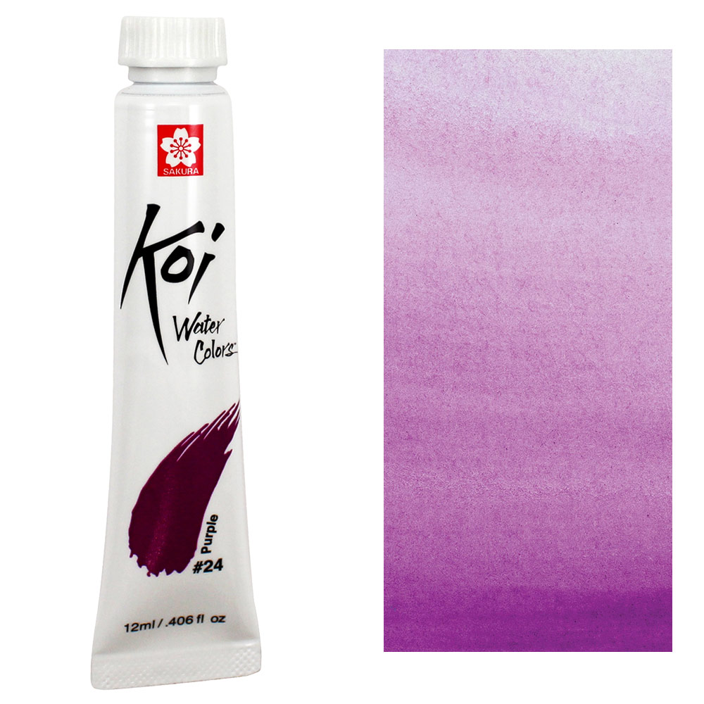 Koi Watercolor 12ml Tube - Purple