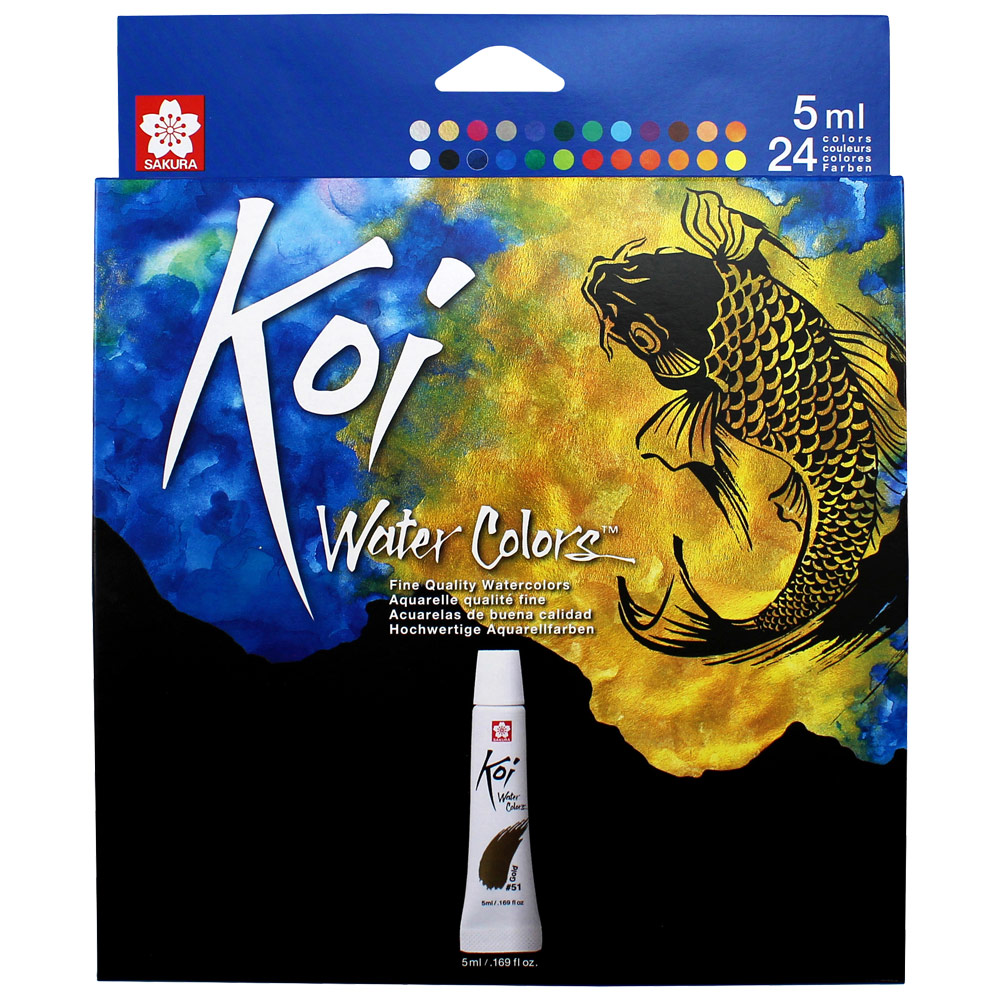 Sakura Koi Fine Quality Water Colors 24 x 5ml Set