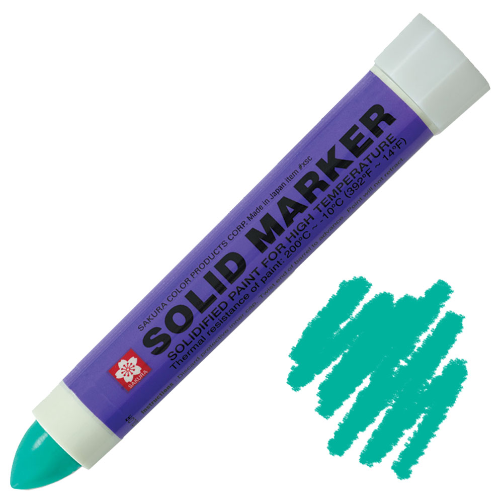 Solid Marker, Solidified Paint Stick - Green