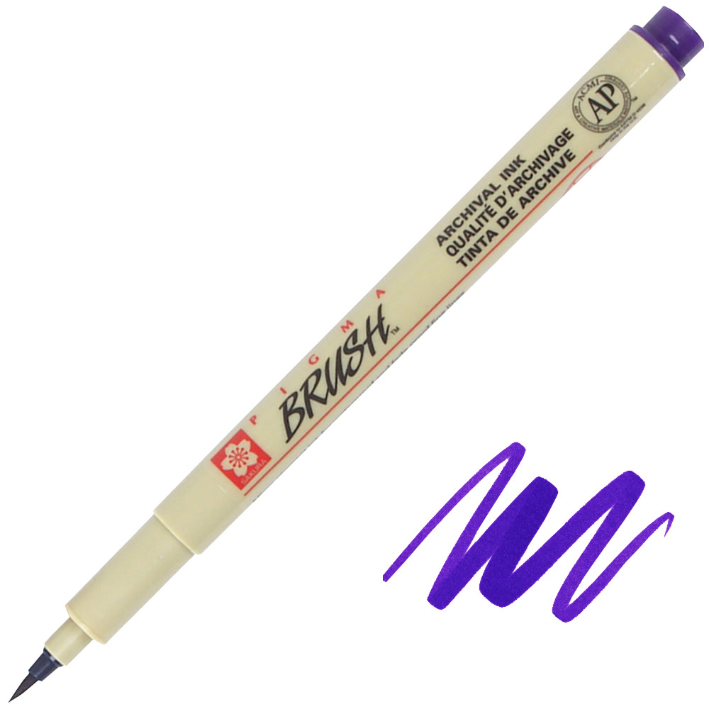 Sakura Pigma Brush Pen Purple