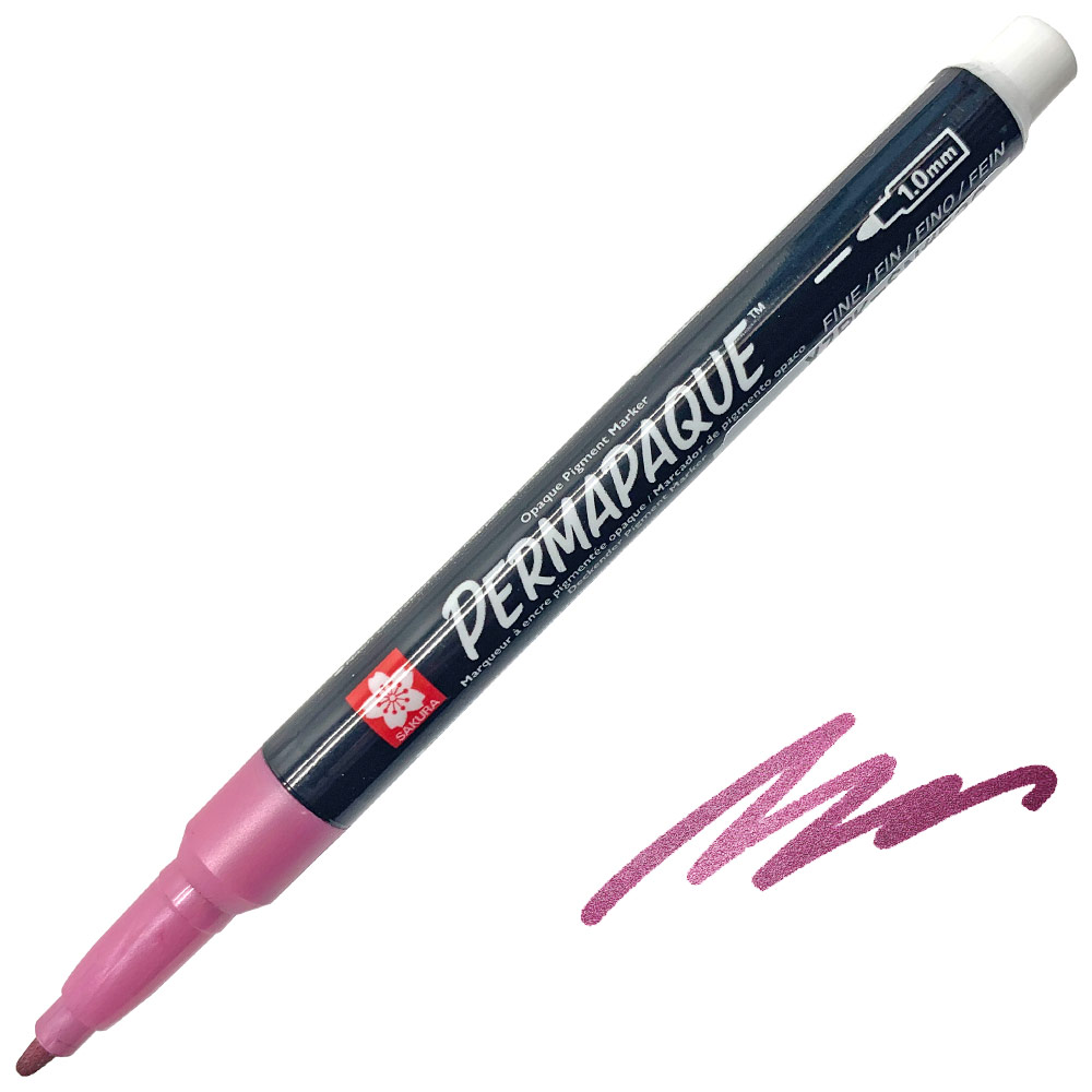 Sakura Permapaque Opaque Paint Marker Fine Metallic Pink