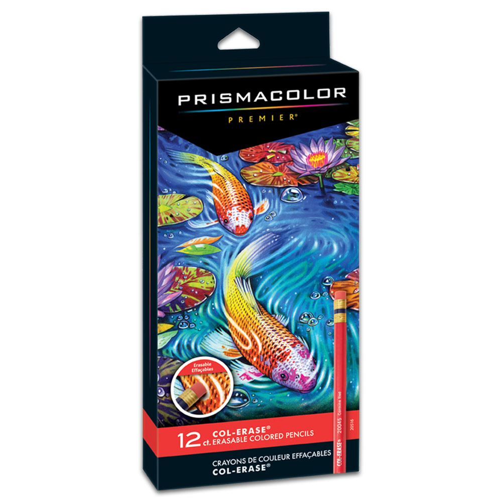Prismacolor Premier Col-Erase Erasable Color Pencil 12 Set