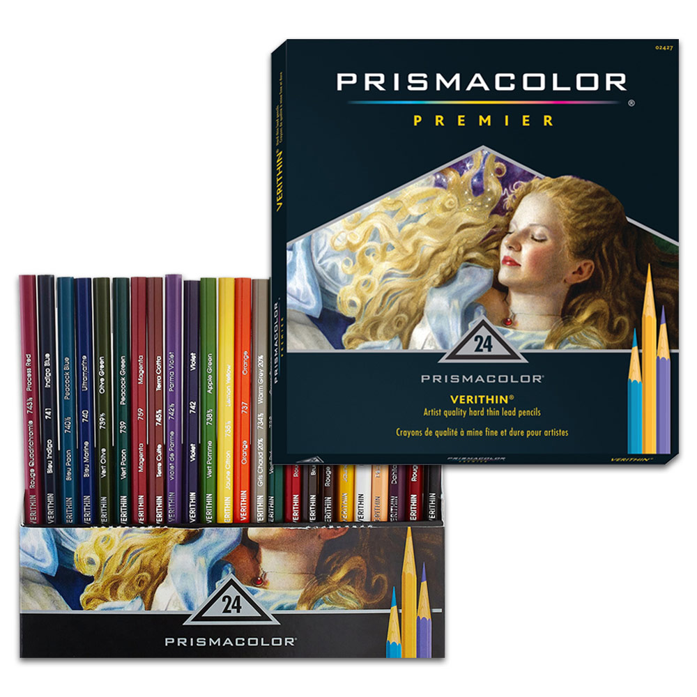 Prismacolor Premier Verithin Color Pencil 24 Set