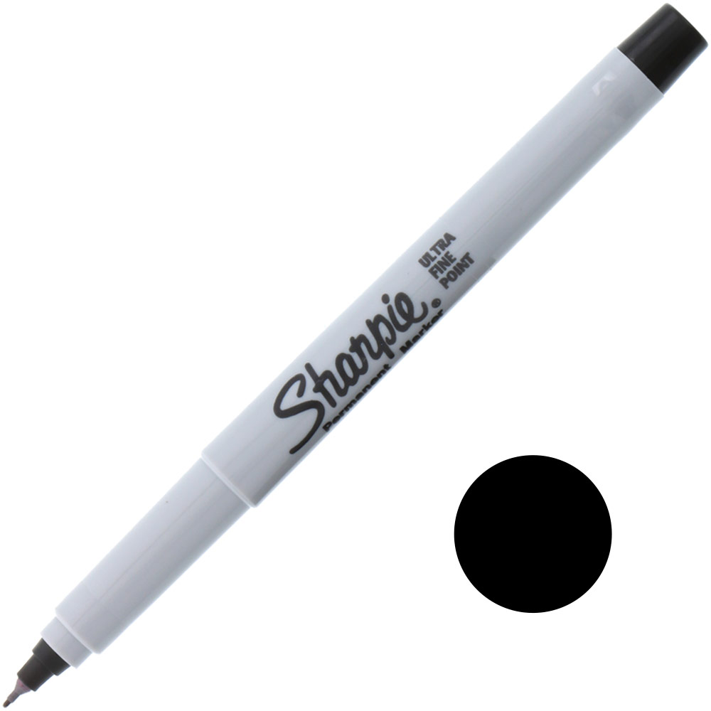 Sharpie Fine and Ultra Fine Point Black Permanent Marker at