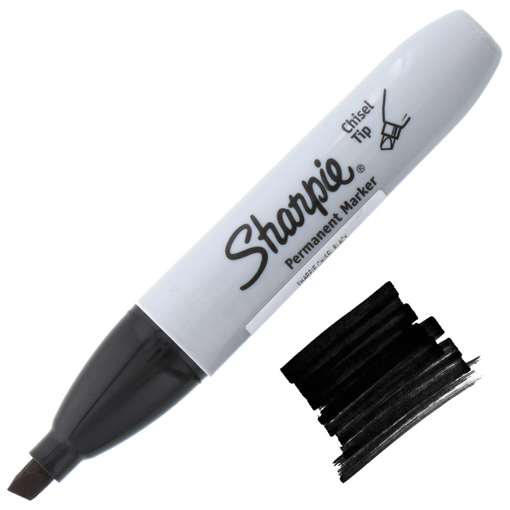 Sharpie Chisel Tip Permanent Marker Black