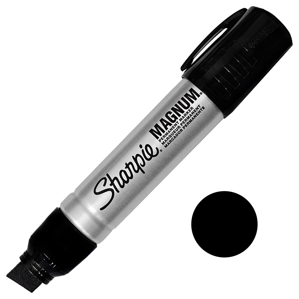 Sharpie Magnum Permanent Marker - Chisel Tip - Black